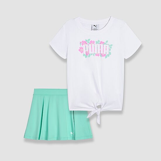 PUMA Big Kid Girls Jersey 2-pc. Skort Set