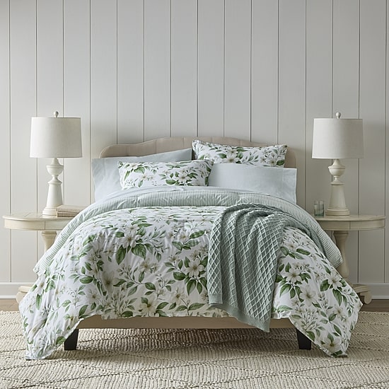 Martha Stewart Dogwood 3-pc.Comforter Set