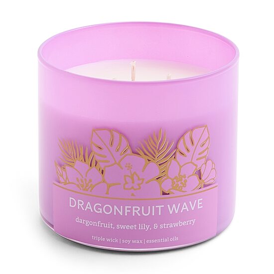 Distant Lands 14oz Dragonfruit Wave 3-Wick Scented Jar Candle