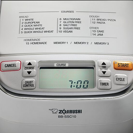 Zojirushi Rectangular Shaped Bread Maker