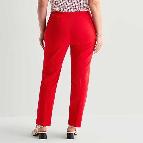 Liz Claiborne Lisa Womens Straight Pull-On Pant