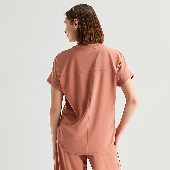 Stylus Woven Dolman Sleeve T-Shirt