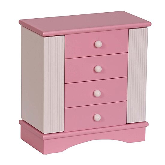 Mele and Co Elise Musical Ballerina White Jewelry Box