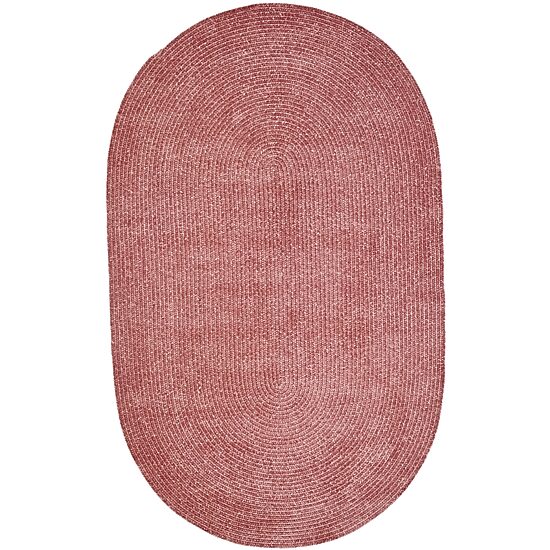 Better Trends Chenille Braid Oval Accent Rug