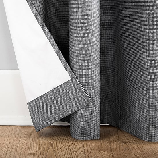 Sun Zero Duran Grommet Top Energy Saving 100% Blackout Single Curtain Panel