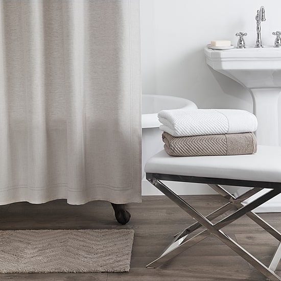 Fieldcrest Luxury Sculpted Reversible Bath Rug