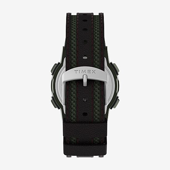 Timex Mens Brown Leather Strap Watch Tw4b24400jt