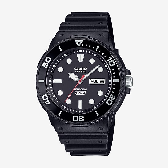Casio Mens Digital Black Strap Watch Mrw230h-1e1v