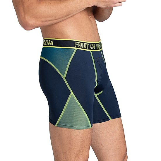Fruit of the Loom Premium 360 Stretch Max Flex Zones Mens 3 Pack Support Pouch Boxer Briefs Stj3mf1