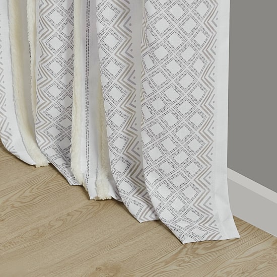 INK+IVY Cora Rod Pocket Back Tab Light-Filtering Set of 2 Curtain Panel