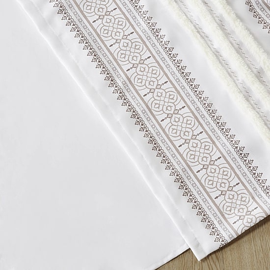 Madison Park Naomi Rod Pocket Back Tab Light-Filtering Single Curtain Panel