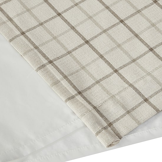 Madison Park Salford Rod Pocket Light-Filtering Single Curtain Panel