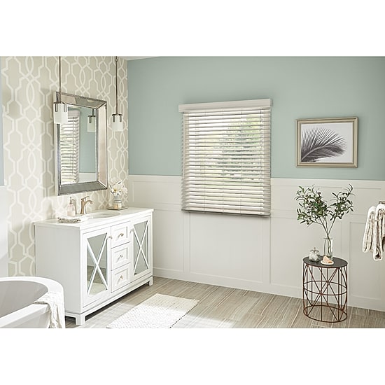 Bali 2" Custom Cordless Faux Wood Blinds