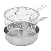 Henckels Aragon Stainless Steel 5-qt. Saute Pan with Lid and Fry Basket