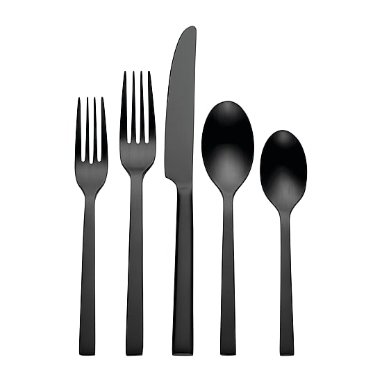 Oneida Chef's Table Black 20-pc. Everyday Flatware Set