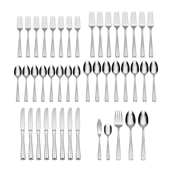 Oneida Satin Lincoln 45-pc. Flatware Set