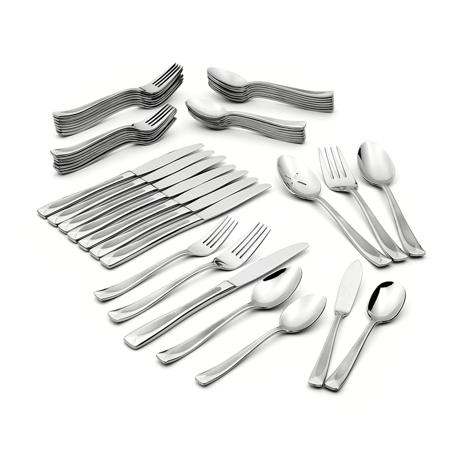 Oneida Satin Lincoln 45-pc. Flatware Set