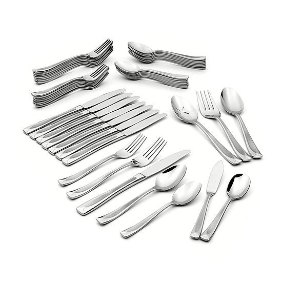 Oneida Satin Lincoln 45-pc. Flatware Set
