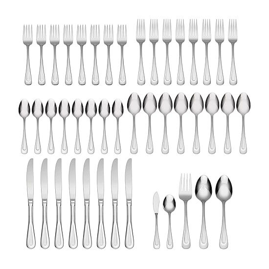 Oneida® Satin Sand Dune 45-pc. Flatware Set
