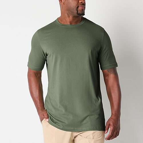 Xersion Xtreme Mens Crew Neck Short Sleeve Active Big and Tall T-Shirt, 2x-large Tall, Green