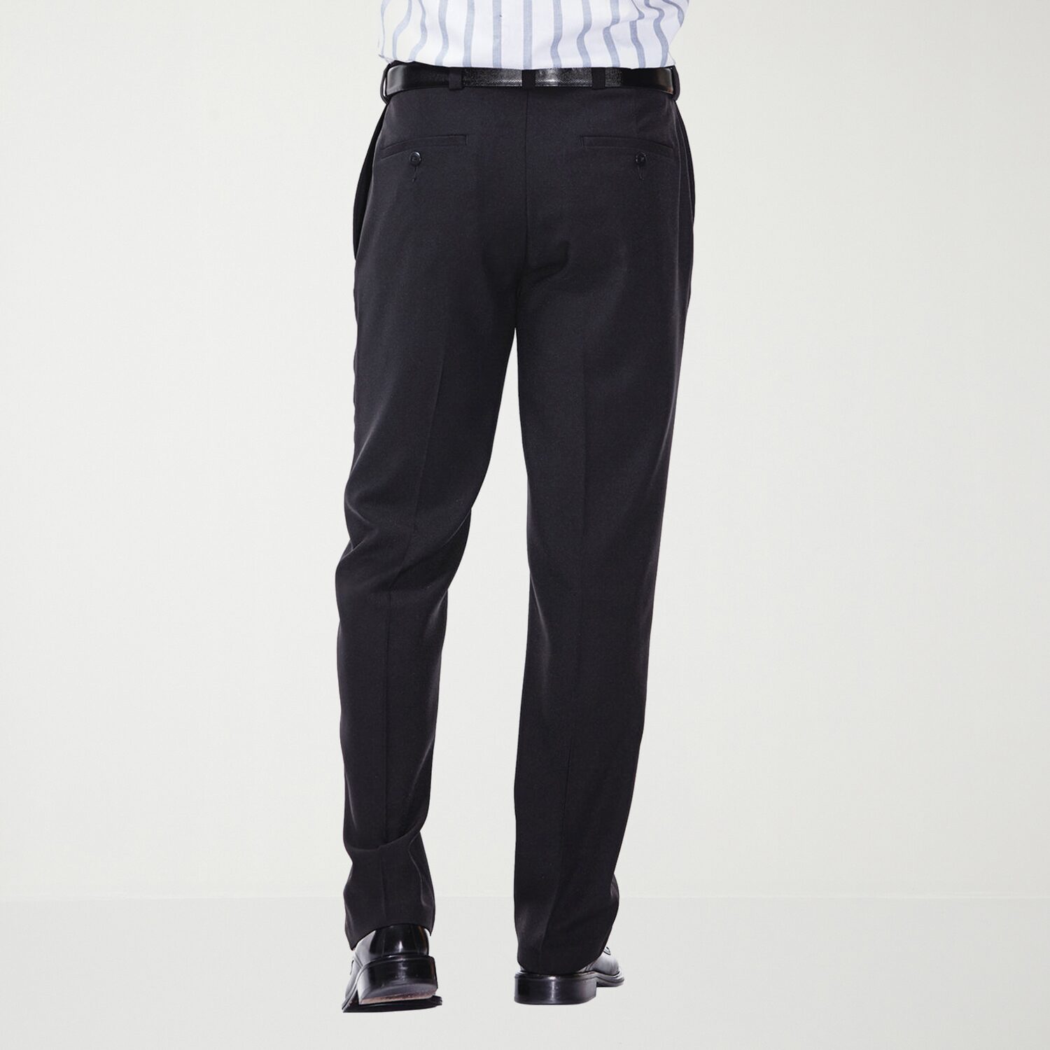Haggar E-CLO Stria Mens Classic Fit Dress Flat Front Pant