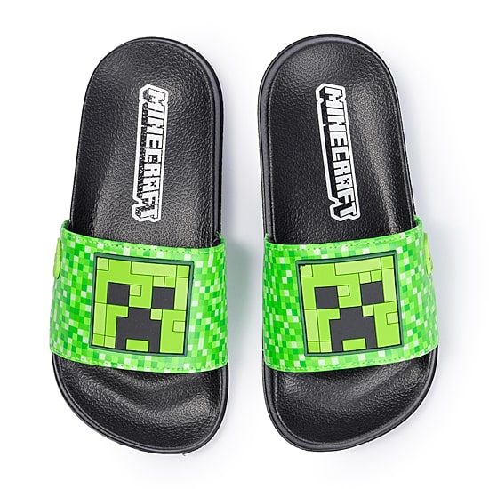 Minecraft Little & Big Kid Boys Slide Sandals