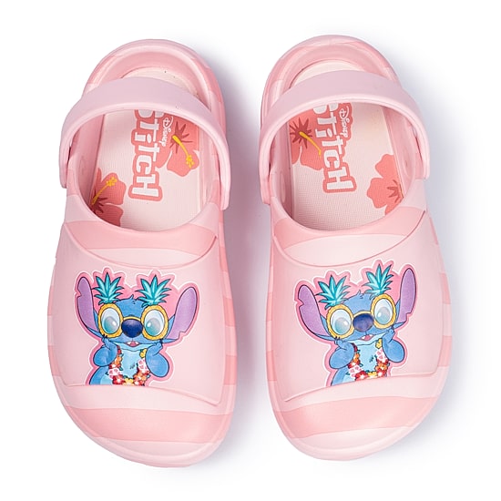 Stitch Little & Big Kid Girls Round Closed Toe Clogs