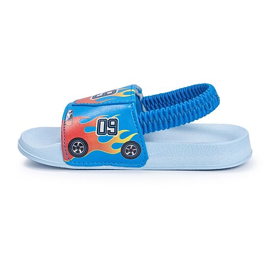 Ground Up Toddler Boys Racecar Slide Sandals