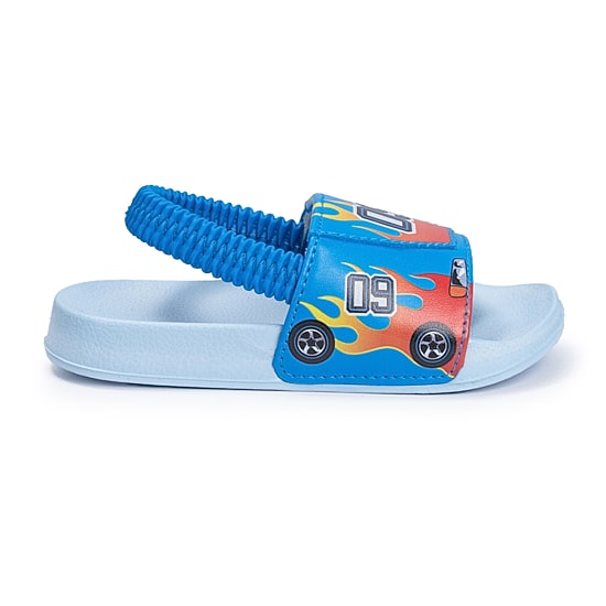 Ground Up Toddler Boys Racecar Slide Sandals