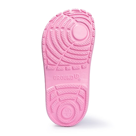 Ground Up Seashell Little & Big Kid Girls Round Closed Toe Clogs