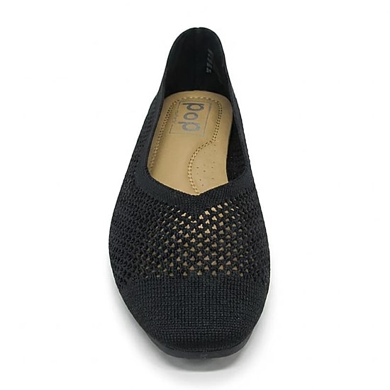 Pop Senvier Womens Almond Closed Toe Ballet Flats