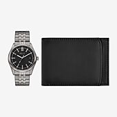 Relic By Fossil Mens Multi-Function Gray Stainless Steel Bracelet