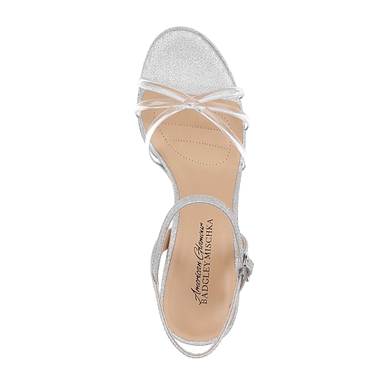 American Glamour Badgley Mischka Womens Madira Heeled Sandals