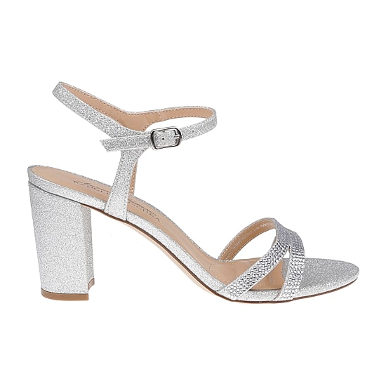 American Glamour Badgley Mischka Womens Kar Heeled Sandals