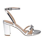 jcpenney silver dress sandals American Glamour Badgley Mischka Women's Madira Heeled Sandals | Silver | Regular 6 | Sandals Heeled Sandals | Buckle