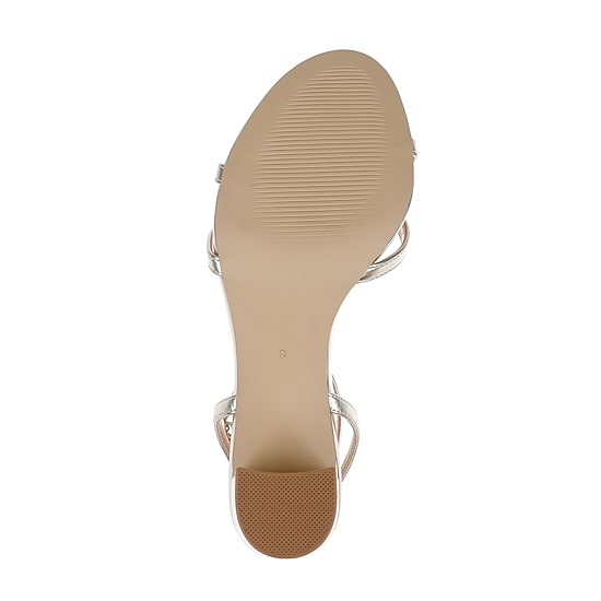 American Glamour Badgley Mischka Womens Millicent Heeled Sandals