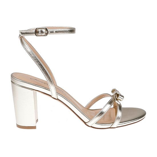 American Glamour Badgley Mischka Womens Millicent Heeled Sandals