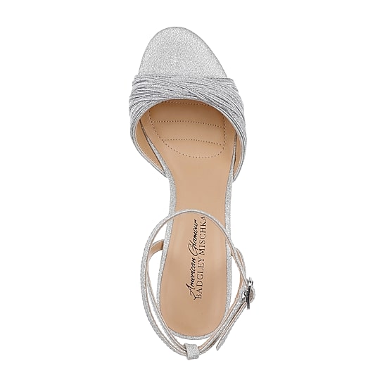 American Glamour Badgley Mischka Womens Maisie Heeled Sandals