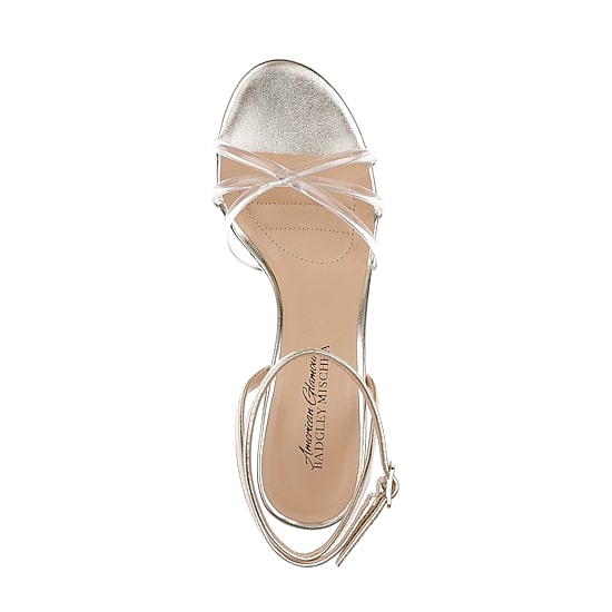 American Glamour Badgley Mischka Womens Maeve Heeled Sandals