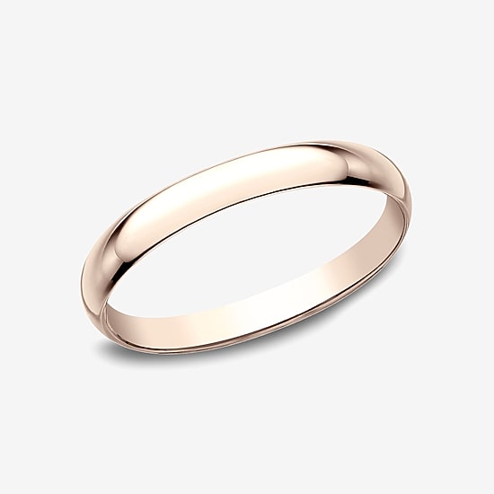 Womens 2MM Gold Wedding Band
