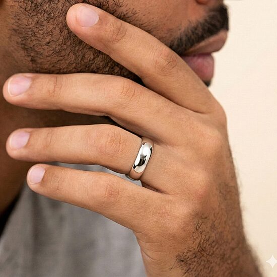 Unisex Adult 6MM Platinum Wedding Band