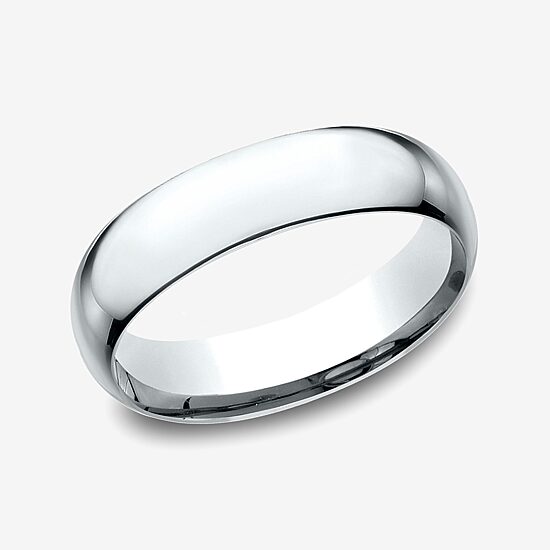 Unisex Adult 6MM Platinum Wedding Band