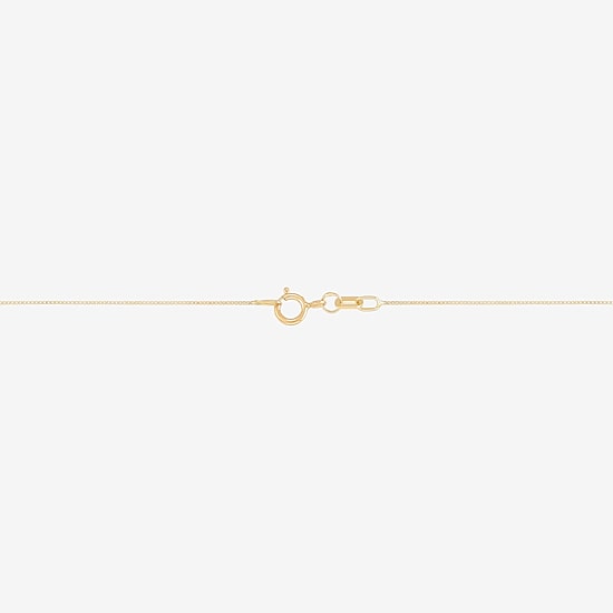 Gold Addiction Womens 10K Gold Bar 18 Inch Pendant Necklace
