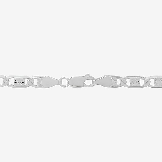 Made in Italy Mens Sterling Silver 20 Inch Valentino Chain Necklace