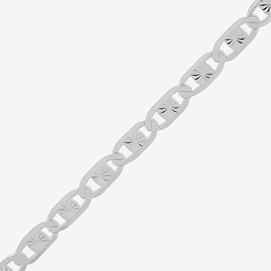 Made in Italy Mens Sterling Silver 20 Inch Valentino Chain Necklace