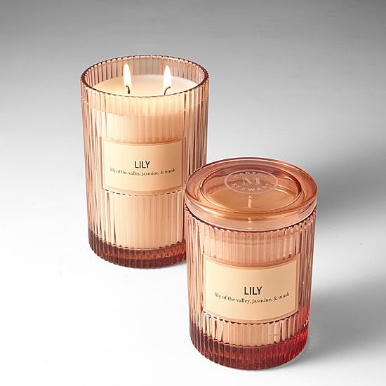 Martha Stewart 19oz Lily 2-Wick Scented Jar Candle
