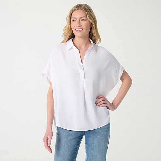 Gloria Vanderbilt Women's Short Sleeve Dallas Shirt