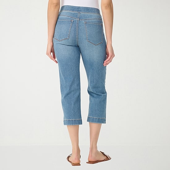Gloria Vanderbilt Amanda Womens Capri Jean