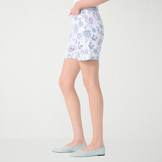 Gloria Vanderbilt Amanda Womens 6" High Rise Denim Short