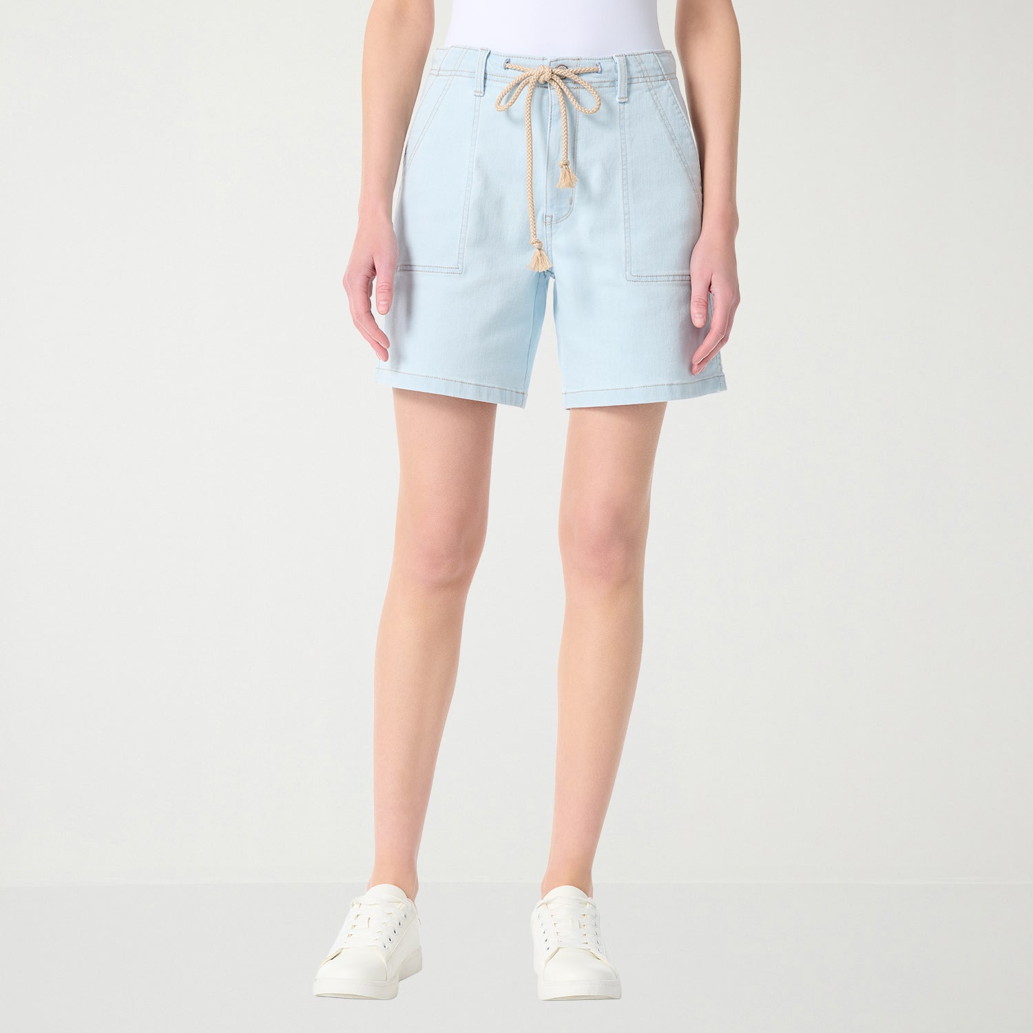 Gloria Vanderbilt Womens 7" Denim Short